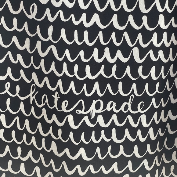 Kate Spade New York Scribble Tie Blouse Sz L NWOT - Picture 4 of 5